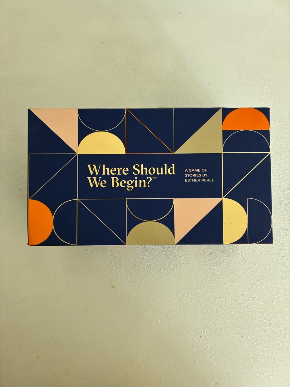 Where Should We Begin? by Ester Perel - almost like new - 1 of 2 card packs open